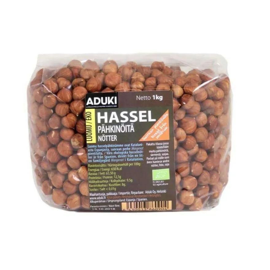 Aduki Luomu Hasselpähkinä