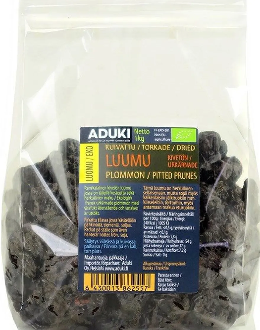 Aduki Luomu Kuivattu Luumu