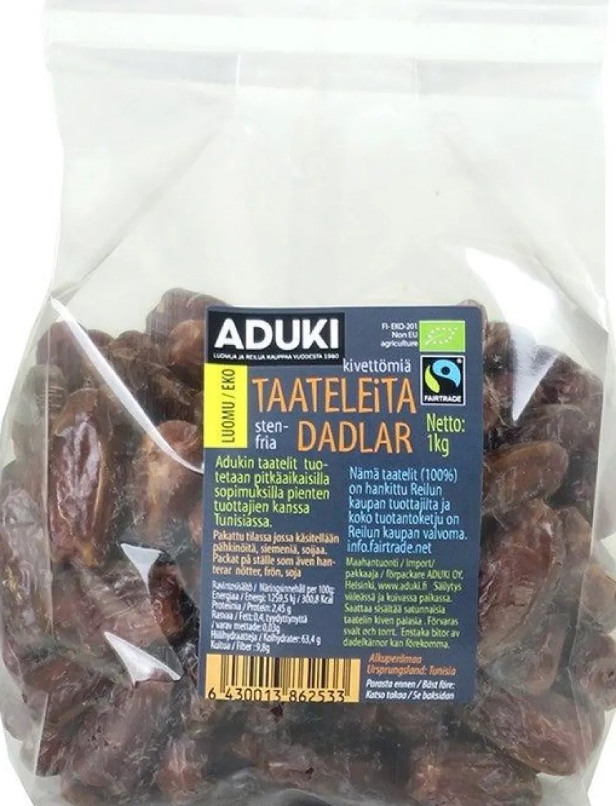 Aduki Luomu Kuivattu Taateli