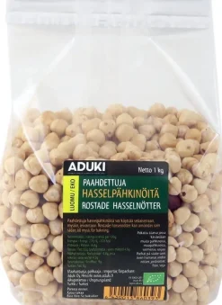 Aduki Luomu Paahdettu Hasselpähkinä