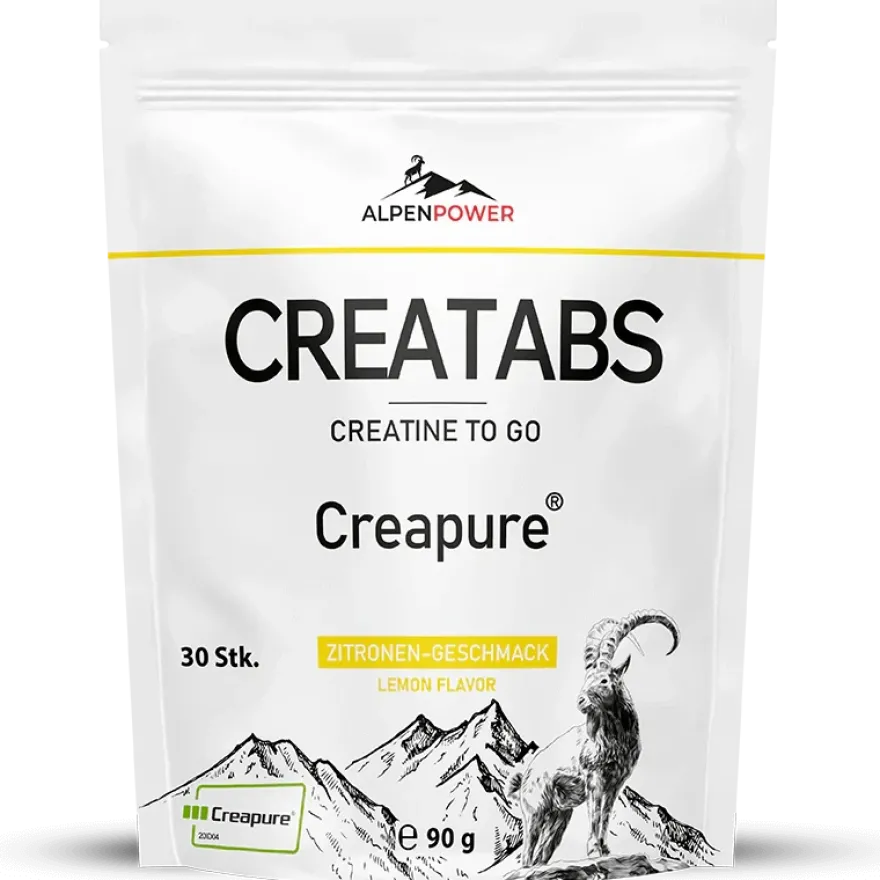 AlpenPower Creatabs Pureskeltavat Kreatiinitabletit