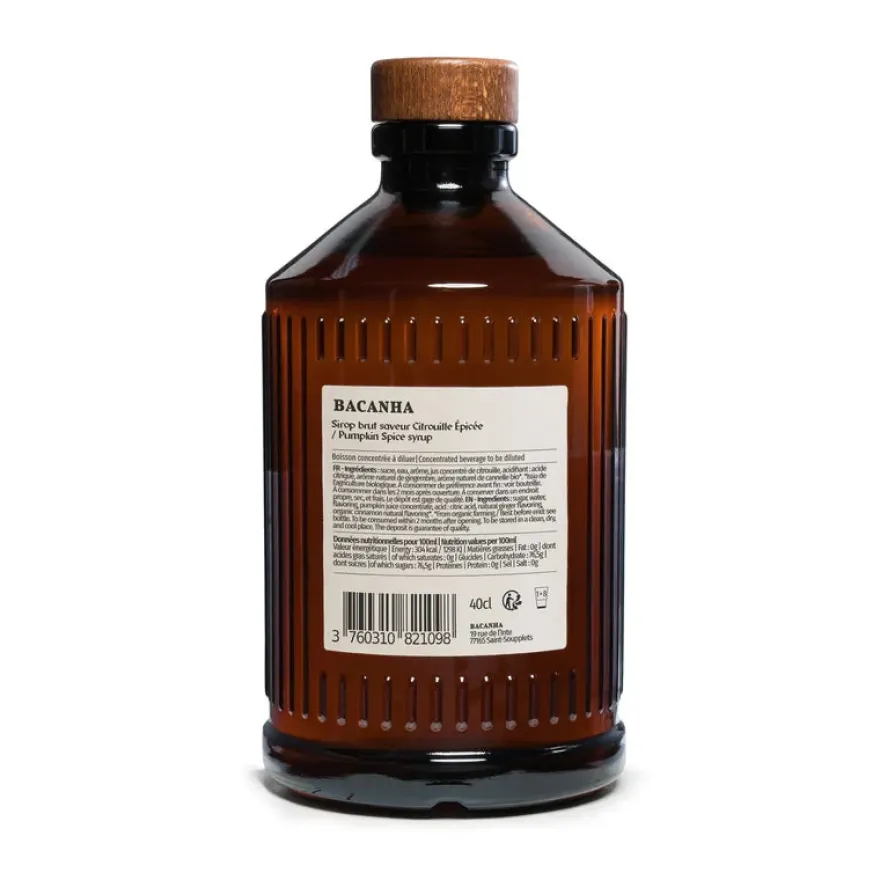 Bacanha Pumpkin Spice Siirappi
