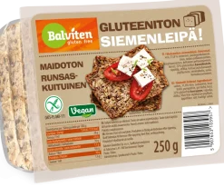 Balviten Gluteeniton Siemenleipä