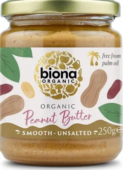 Biona Luomu Maapähkinävoi Smooth Suolaton