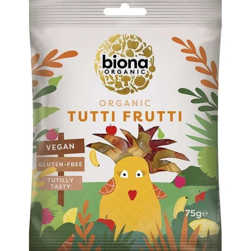 Biona Luomu Tuttifrutti Hedelmäkarkit