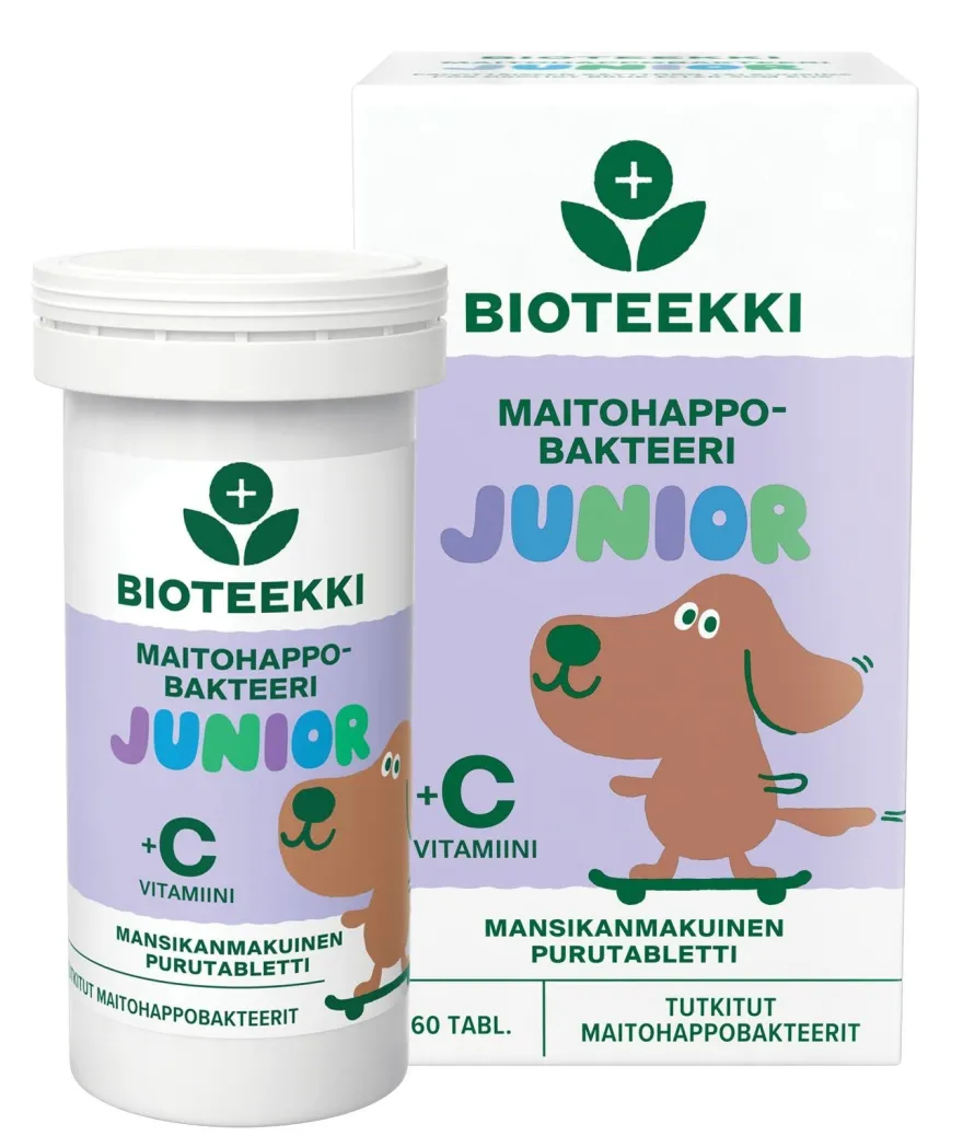 Bioteekki Maitohappobakteeri Junior (Parasta ennen 30.11.2026)