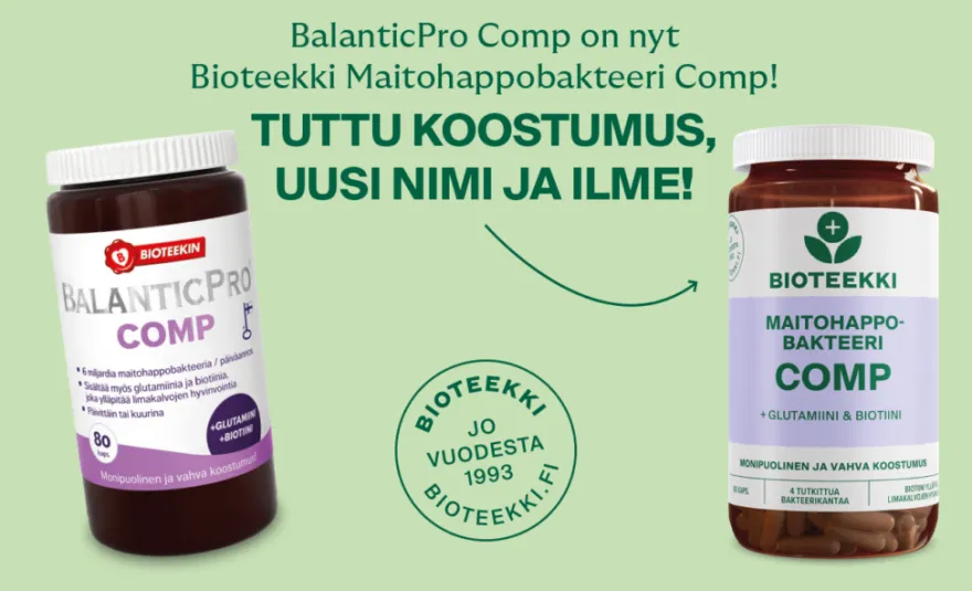 Bioteekki Maitohappobakteeri Comp