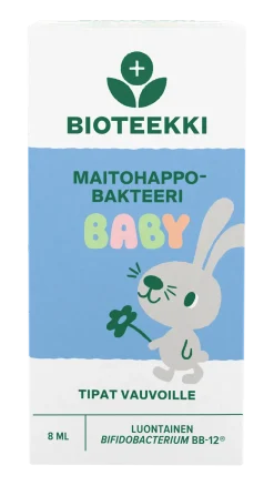 Bioteekki Maitohappobakteeri Baby Tipat