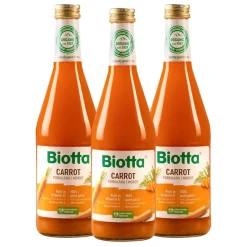 Biotta Luomu Porkkanatäysmehu 3-pack