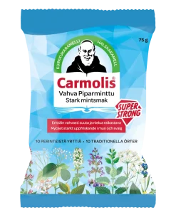 Carmolis Yrttikaramelli Vahva Piparminttu