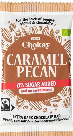 Chokay Luomu Tumma Karamelli & Pekaani Suklaa