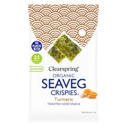 Clearspring Luomu Merileväsnack Kurkuma
