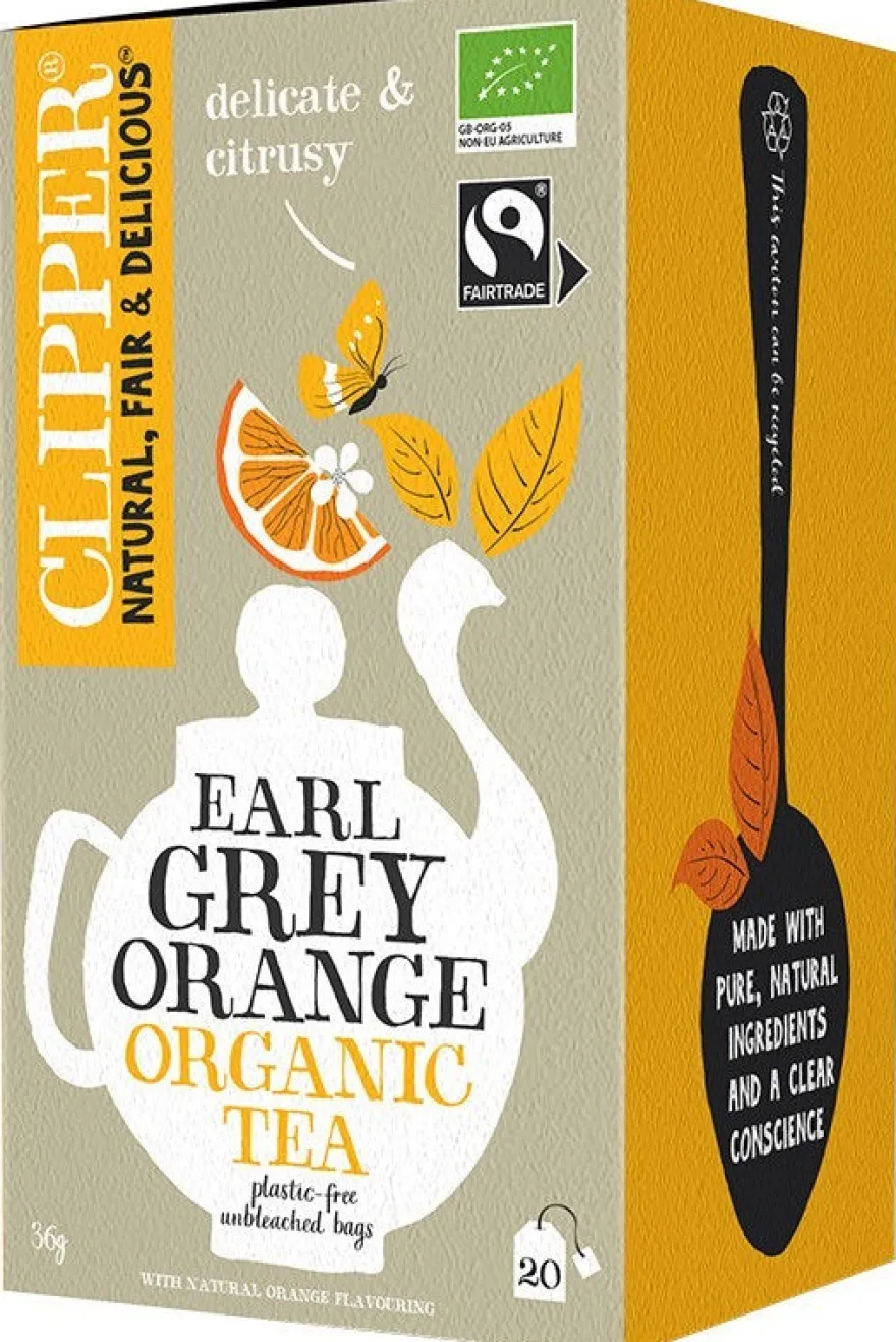 Clipper Earl Grey & Appelsiini Luomutee
