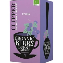Clipper Luomu Berry Burst tee
