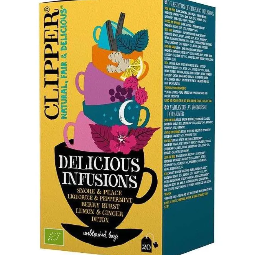 Clipper Luomu Delicious Infusions Yrttiteelajitelma