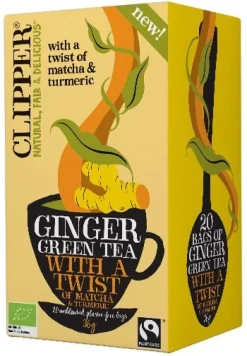 Clipper Luomu Inkivääri-Vihreä Tee & Matcha