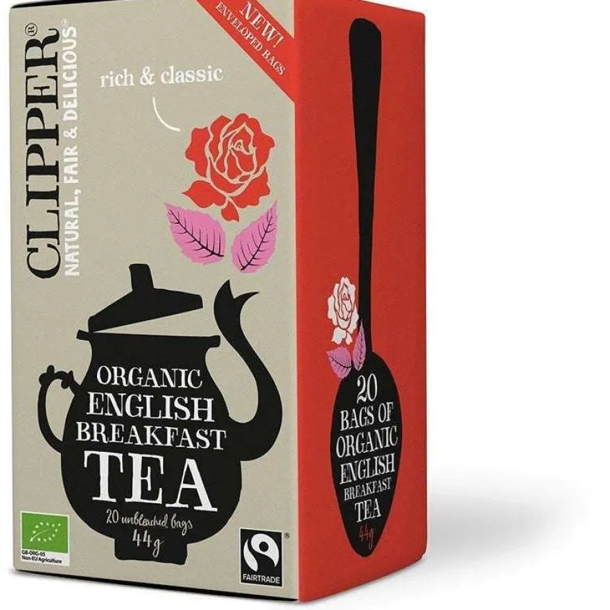 Clipper Luomu Musta tee English Breakfast