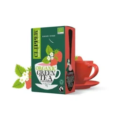 Clipper Luomu Vihreä Mansikka tee