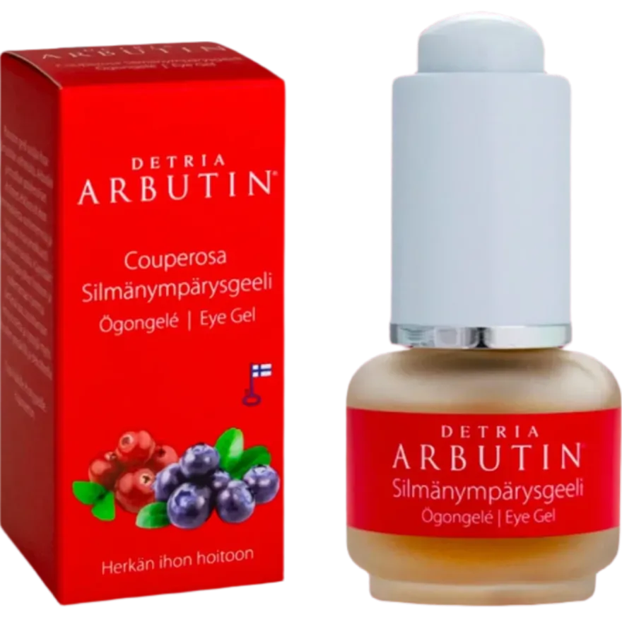 Detria Arbutin Silmänympärysgeeli (Parasta ennen 31.08.2026)