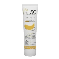 Dhyvana Sävyttävä aurinkovoide kasvoille SK50 Amber Honey
