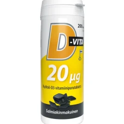 D-Vita 20 µg Salmiakki