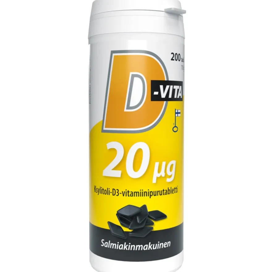 D-Vita 20 µg Salmiakki