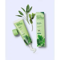 Ecodenta Brilliant Whitening Valkaiseva Fluorihammastahna