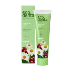Ecodenta Sensitivity Relief Herkkien Hampaiden Fluorihammastahna