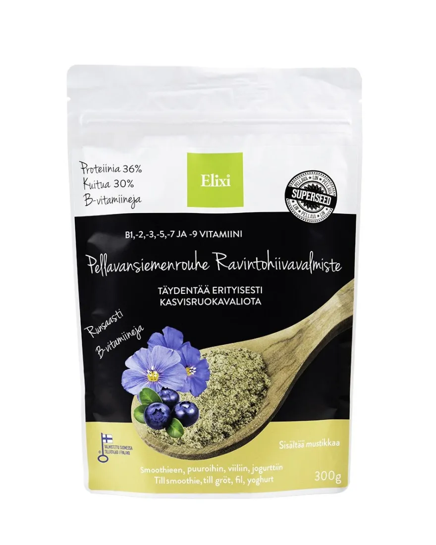 Elixi Pellavansiemenrouhe Ravintohiivavalmiste