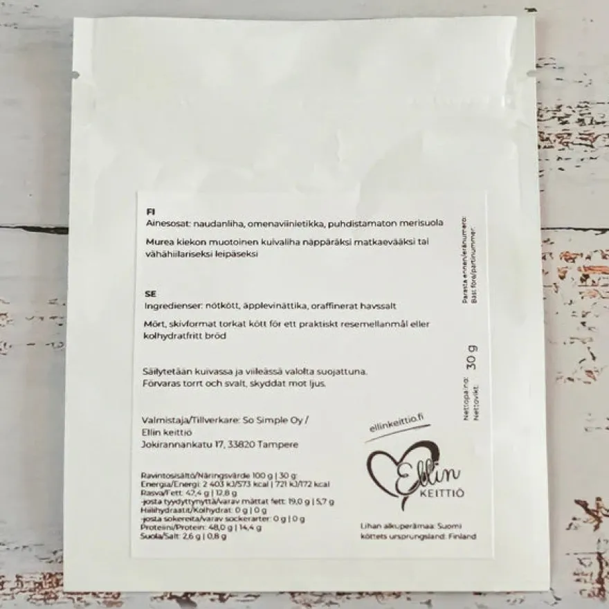 Ellin Lihakiekko Maustamaton