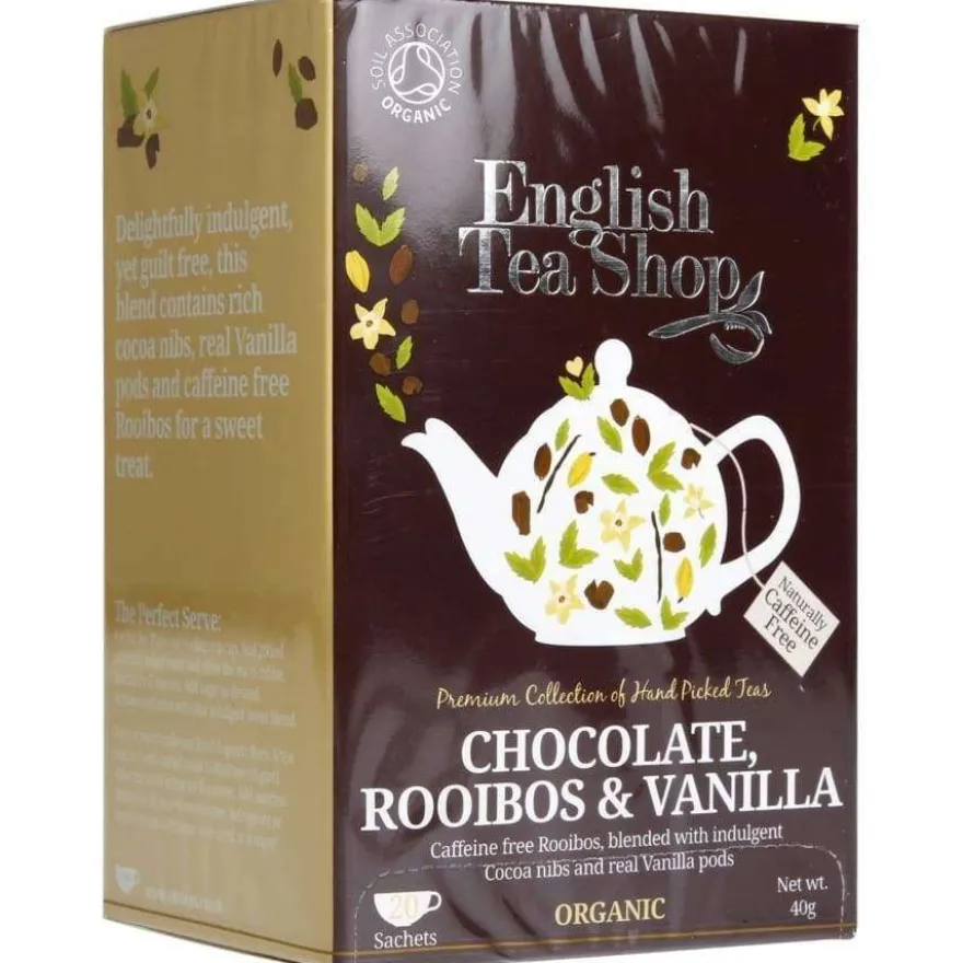 English Tea Shop Luomu Suklaa-Rooibos-Vanilja Tee