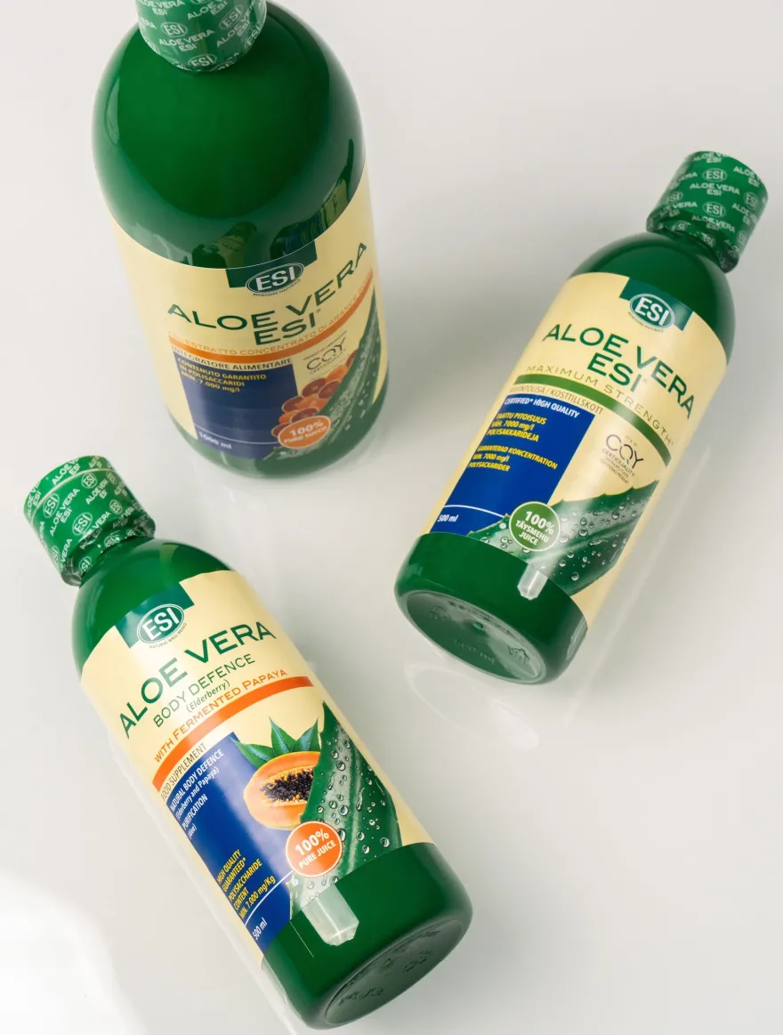 ESI Aloe Vera Täysmehu Veriappelsiini