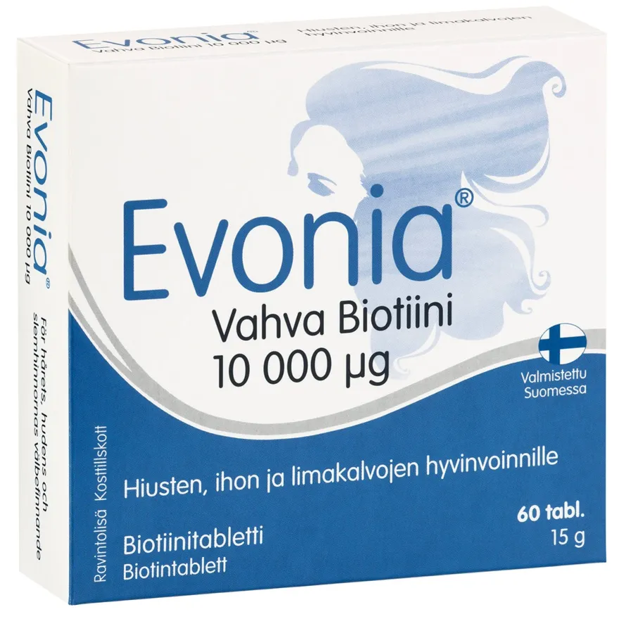 Evonia Vahva Biotiini 10.000 mikrog