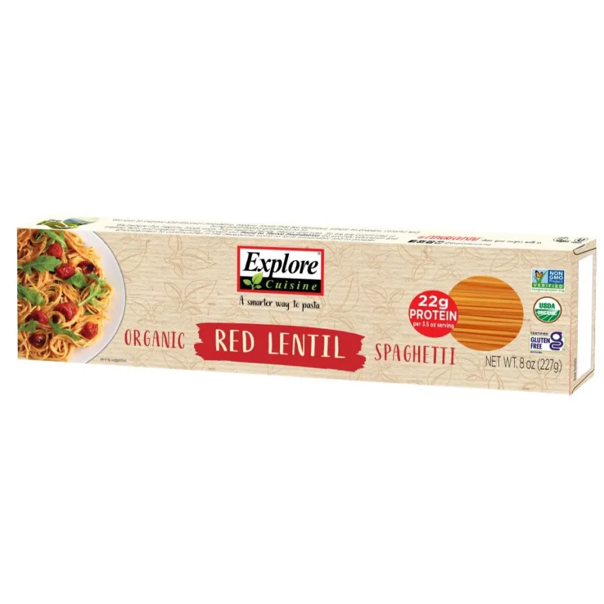 Explore Cuisine Luomu Punainen Linssi Spagetti