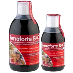 Ferroforte B + C nestemäinen rautavalmiste