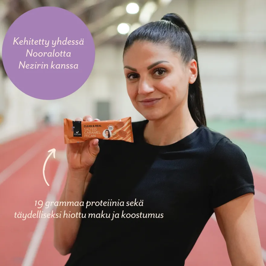 Foodin Clean & Real Protein Bar Salted Caramel Pecan