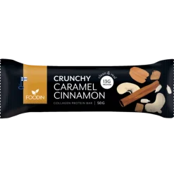 Foodin Collagen Protein Bar Crunchy Caramel Cinnamon