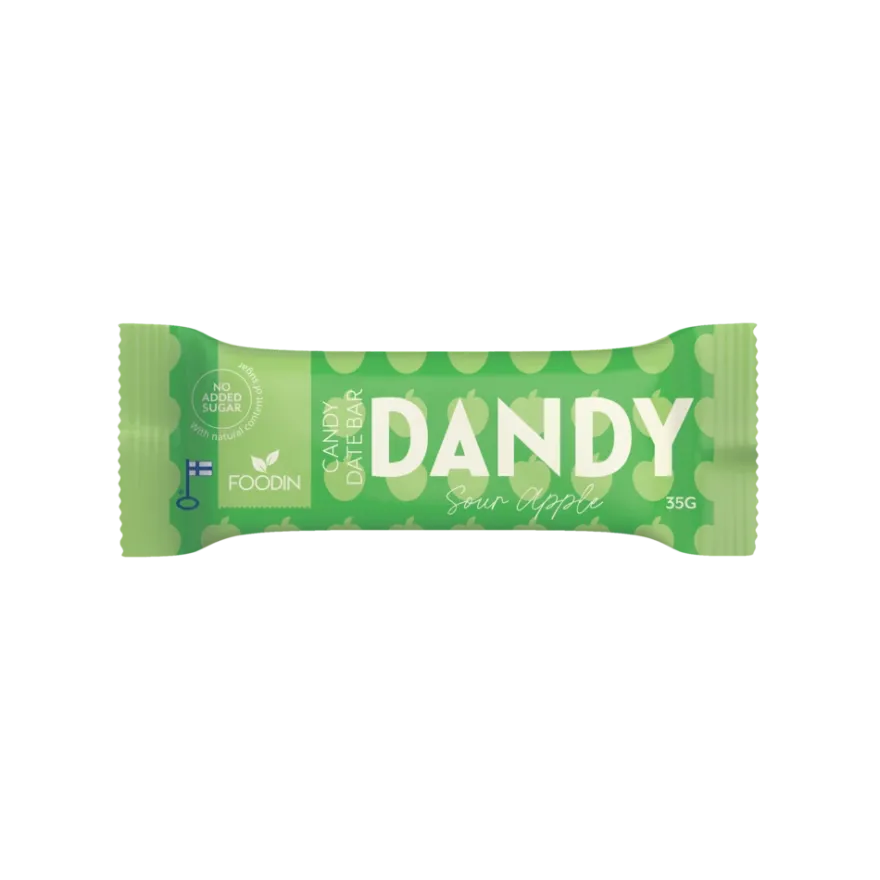 Foodin Dandy Candy Date Bar Sour Apple