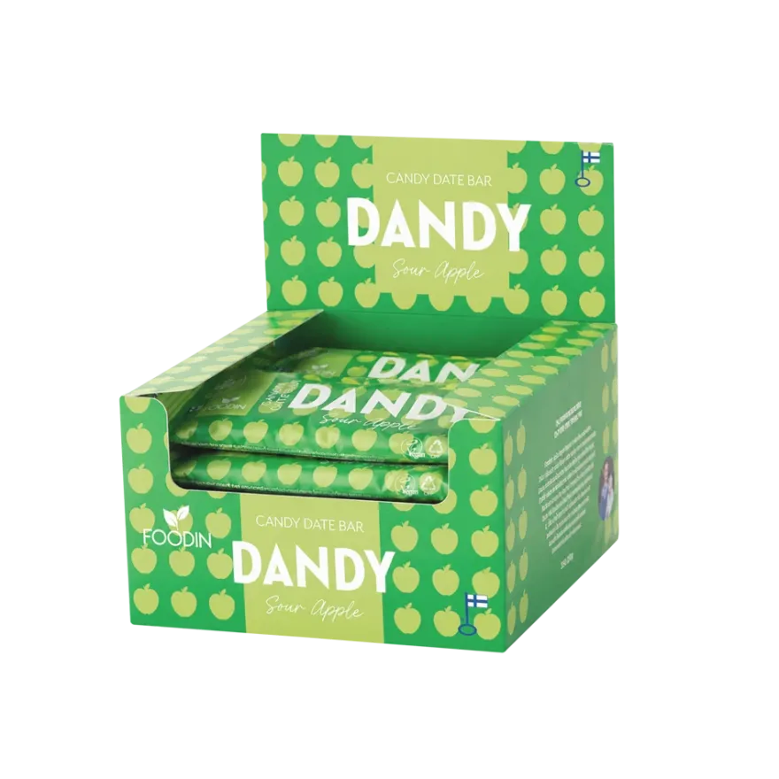 Foodin Dandy Candy Date Bar Sour Apple