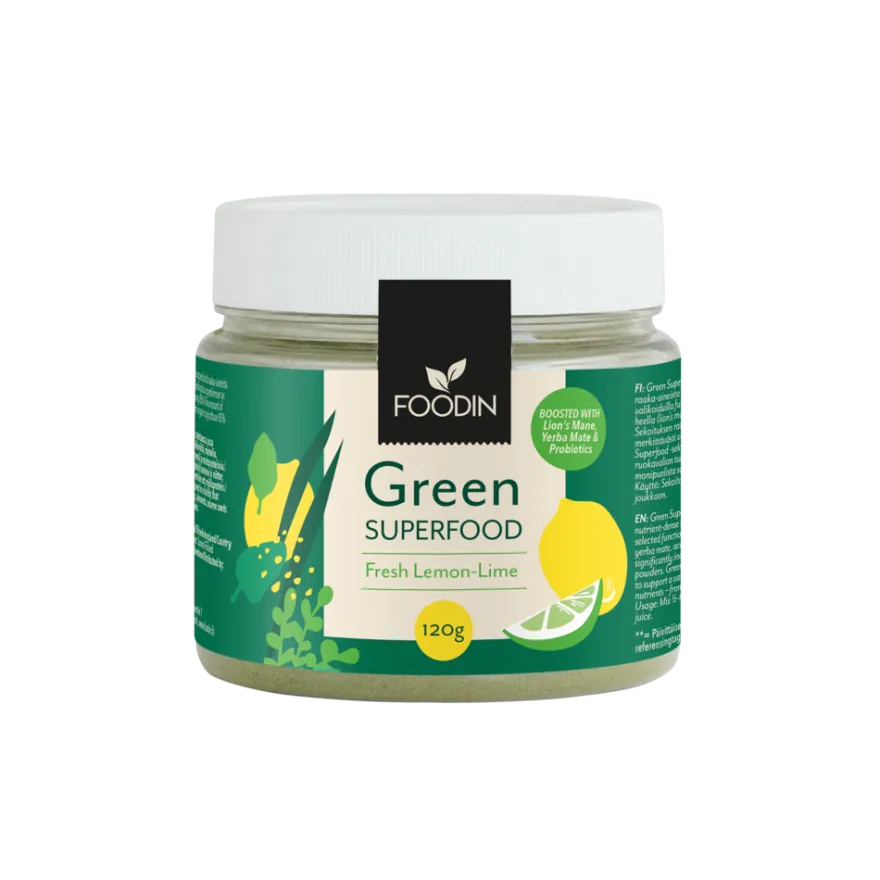 Foodin Green Superfood Fresh Lemon-Lime