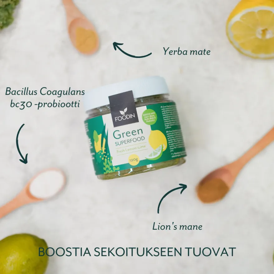 Foodin Green Superfood Fresh Lemon-Lime