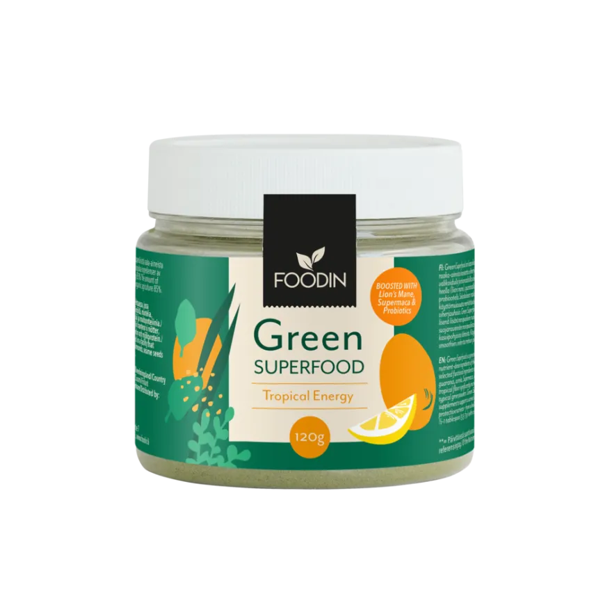 Foodin Green Superfood Tropical Energy