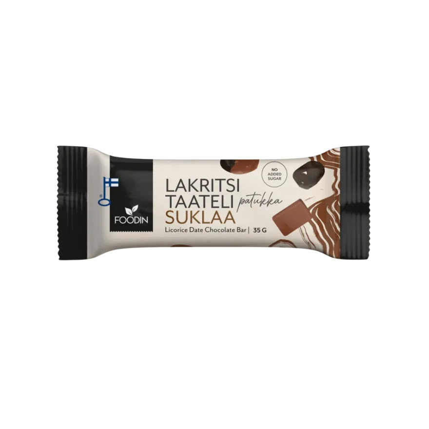 Foodin Lakritsitaatelipatukka Suklaa