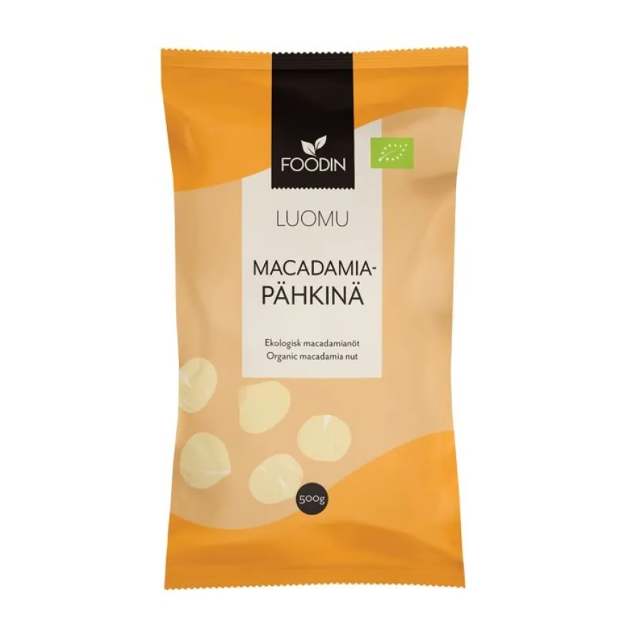 Foodin Luomu Macadamiapähkinä