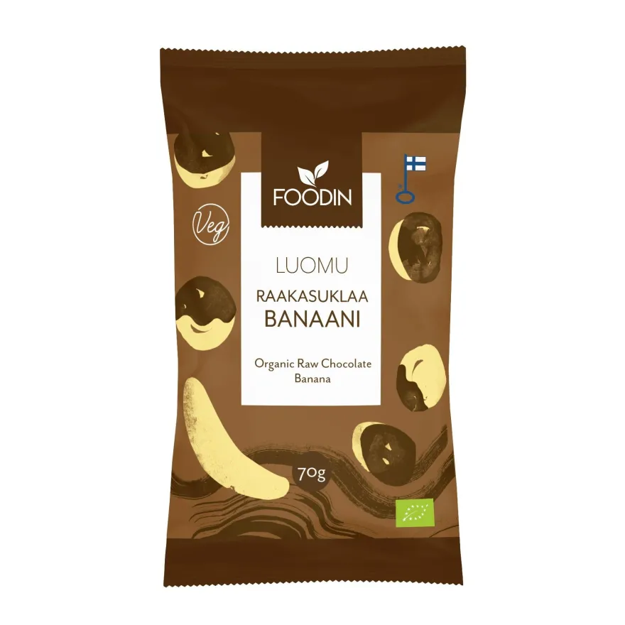 Foodin Luomu Raakasuklaabanaani
