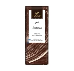 Foodin Luomu Raakasuklaa Intense 90 %