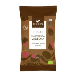 Foodin Luomu Raakasuklaavadelma