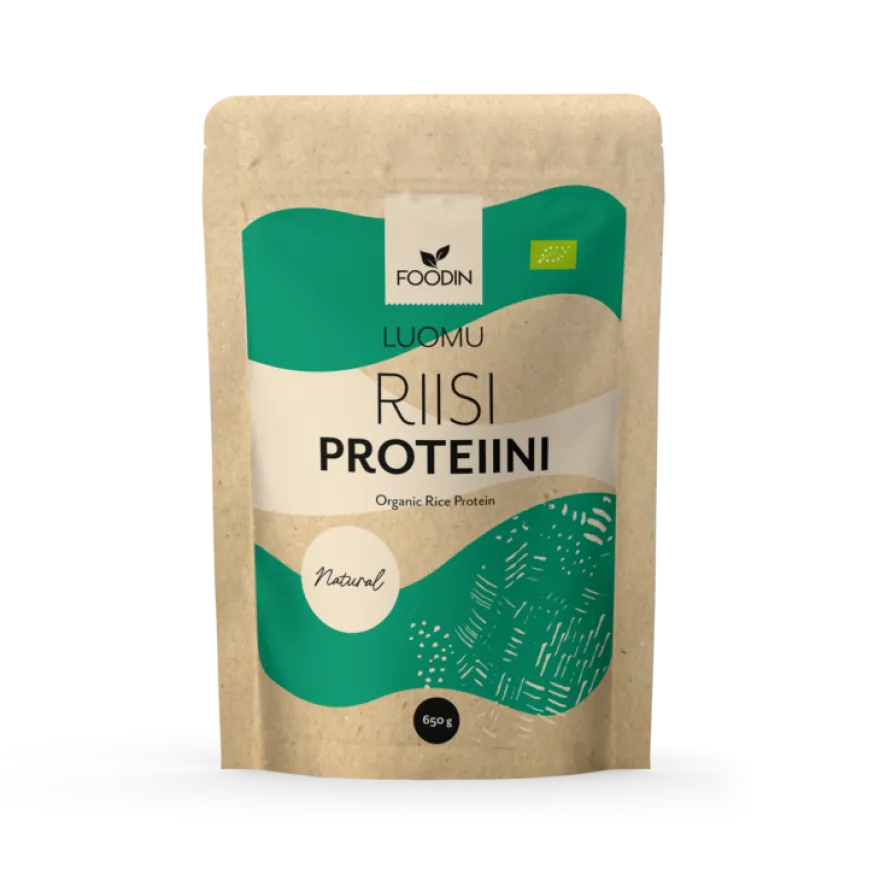 Foodin Luomu Riisiproteiini Maustamaton