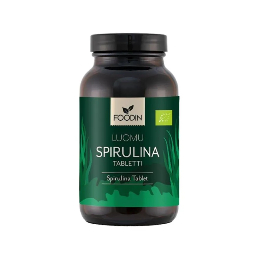 Foodin Luomu Spirulina-tabletit