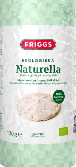 Friggs Luomu Riisikakku Suolaton (Parasta ennen 31.10.2026)
